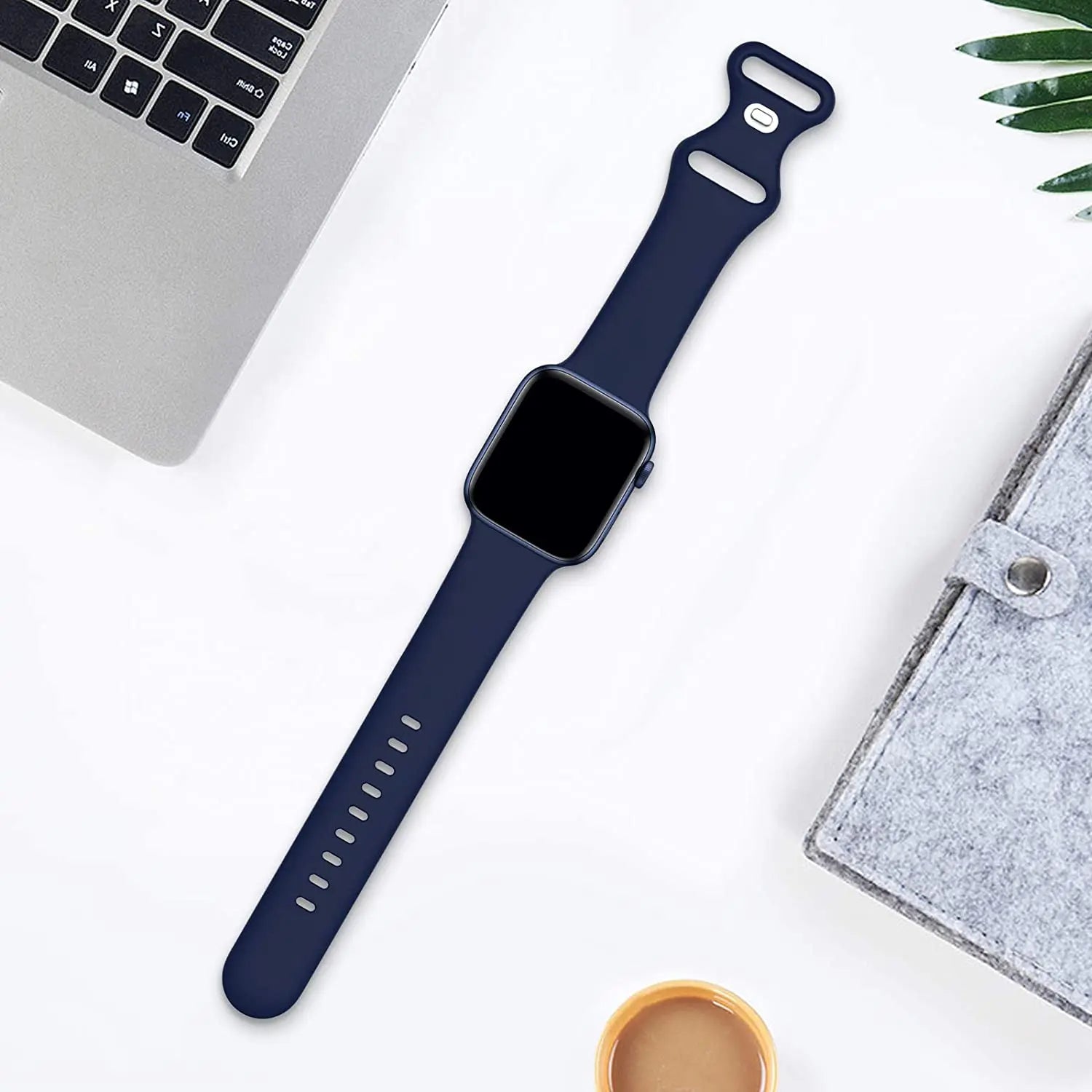 Silicone Strap For Apple Watch Band 40mm 44mm 46mm 45mm 41mm 49mm 38 42 Correa Bracelet iWatch series 6 ultra2 7 8 9 se 10 band