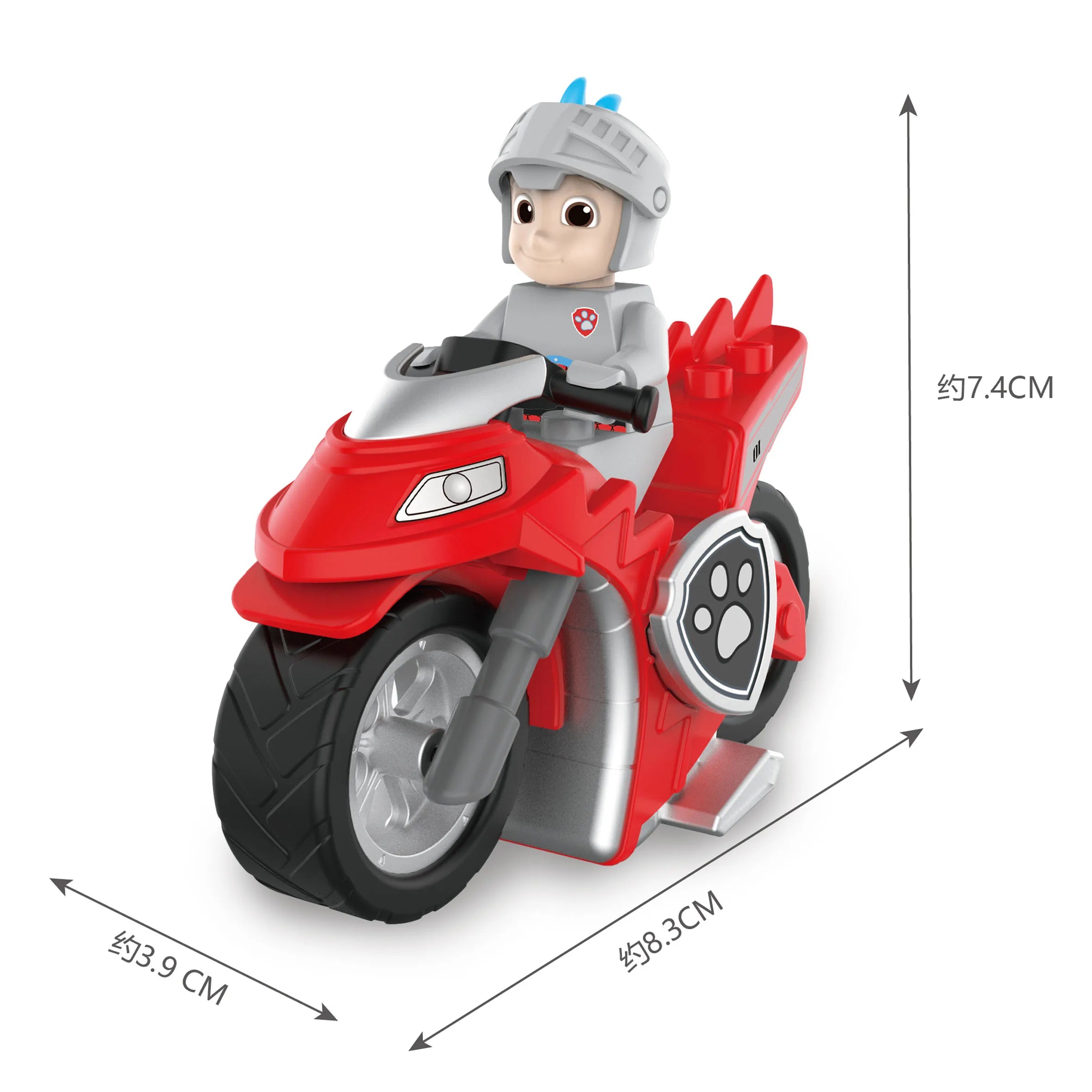 Genuine Paw Patrol Vehicle Chase Skye Marshall Pull Back Cars Playset Building Blocks Ryder Figure Children Toys Birthday Gifts
