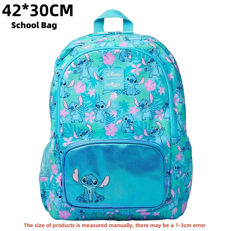 New Australia Smiggle School bags Disney Stitch Backpack Lunch Bag Water Bottle Student Gift Need To Purchase Individually
