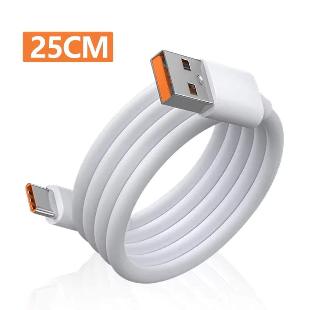 USB Type C Fast Charging Cable for Huawei Mate 40 50 Mobile Phone USB-C Wire Phone Data Cord for Xiaomi Samsung Oneplus POCO