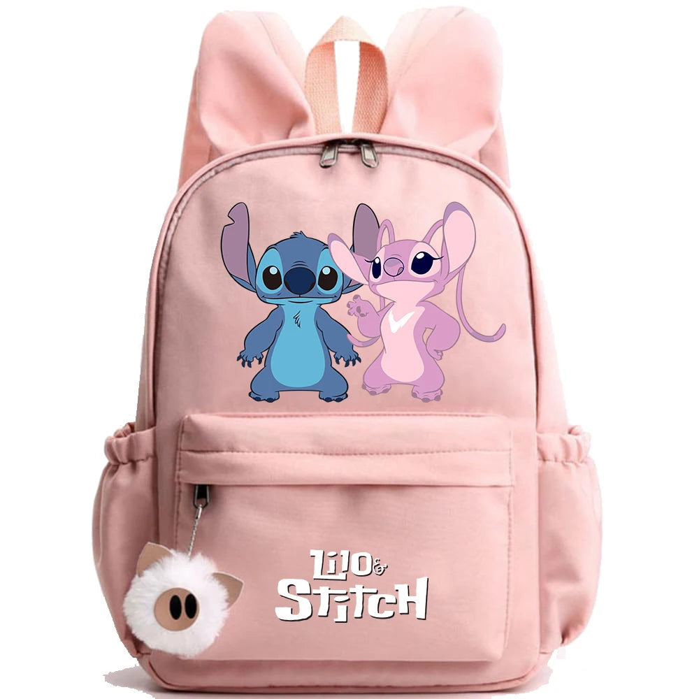 Cute Disney Lilo Stitch Backpack for Girl Boy Student Teenager Children Rucksack Women Casual School Bags Kids Birthday Gift Toy