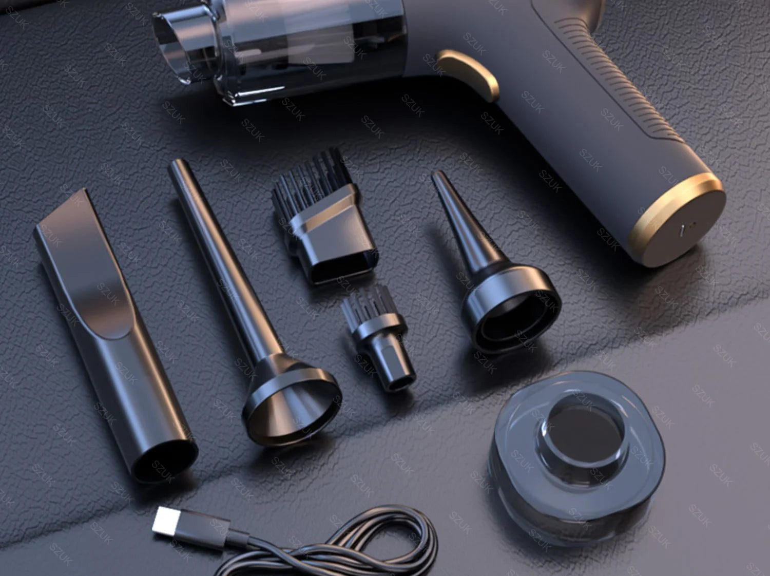 98000PA Car Vacuum Cleaner 1 Powerful Cleaning Machine Car Accessories Wireless Cleaner Appliance Home Auto Robot Strong Suction