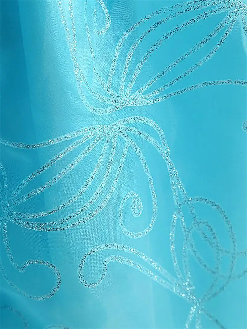 Girls Snow Queen Elsa Kids Costumes for Girl 2025 Carnival Party Prom Gown Robe-Playing Children Clothing Frozen Princess Dress