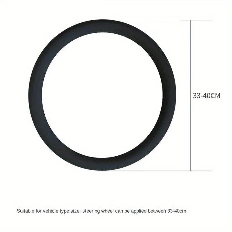 Silicone steering wheel cover elastic glove fit soft touch can choose from various colors of car interior decoration DIY parts