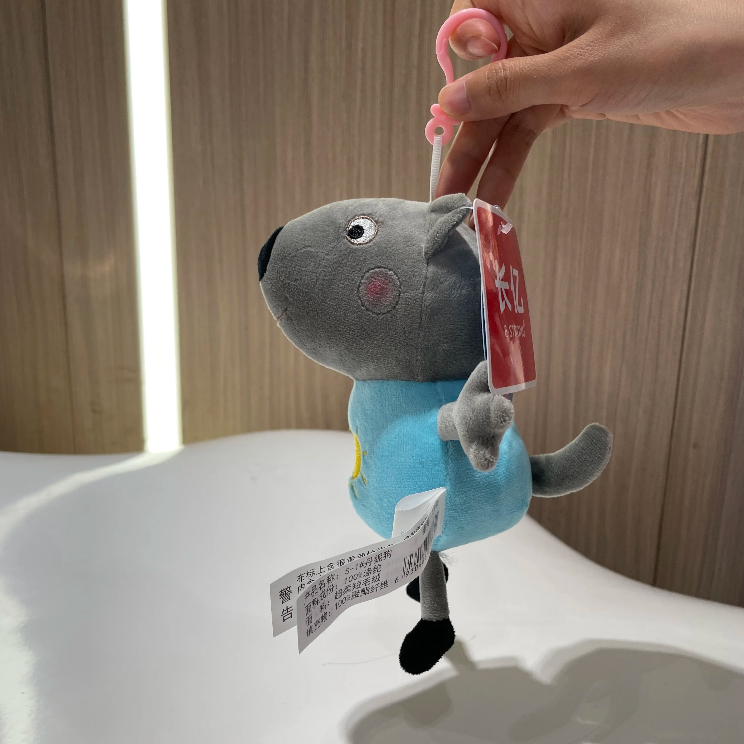 19cm 100% Genuine PEPPA PIG Stuffed Soft Doll Peppa George Zoe Suzy Rebecca Emily Danny Pedro bear Dinosaur Children Plush toy