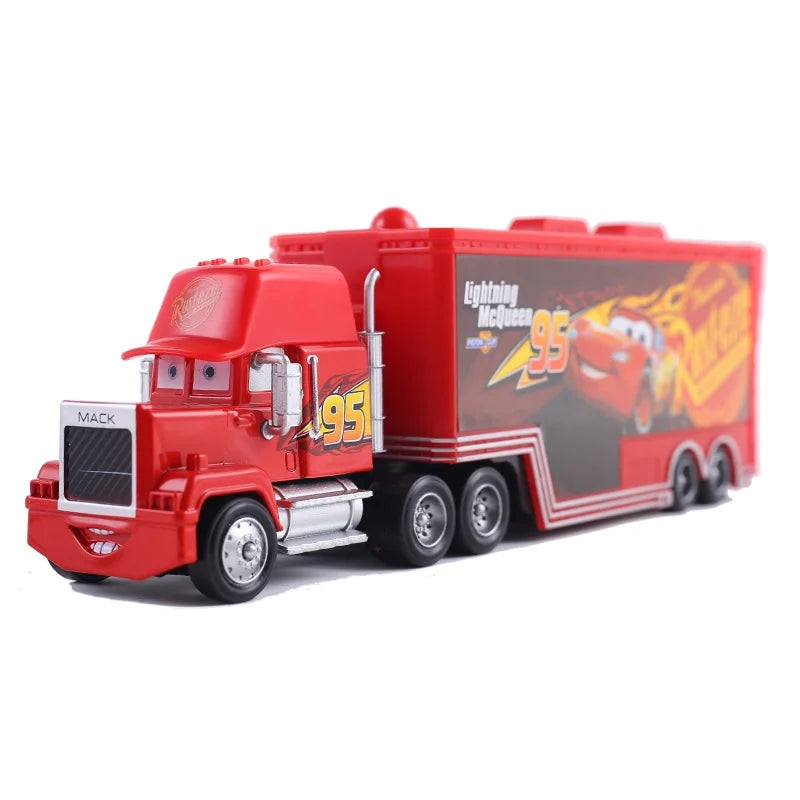 Disney Pixar 2 3 Lighting McQueen Tractor Car Truck Mater Queen 1:55 Metal Die Casting Model Car Children's Toys Christmas Gift