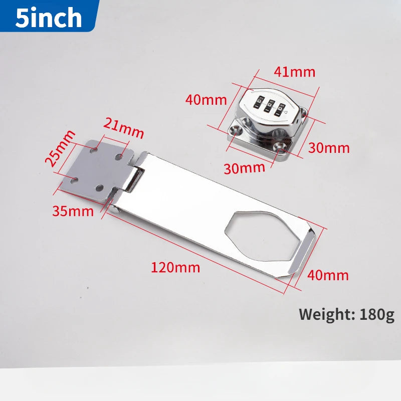 3 Digit Household Security Cabinet Password Locks Keyless Drawer Combination Coded Door Cabinet Home Hardware Zinc Alloy