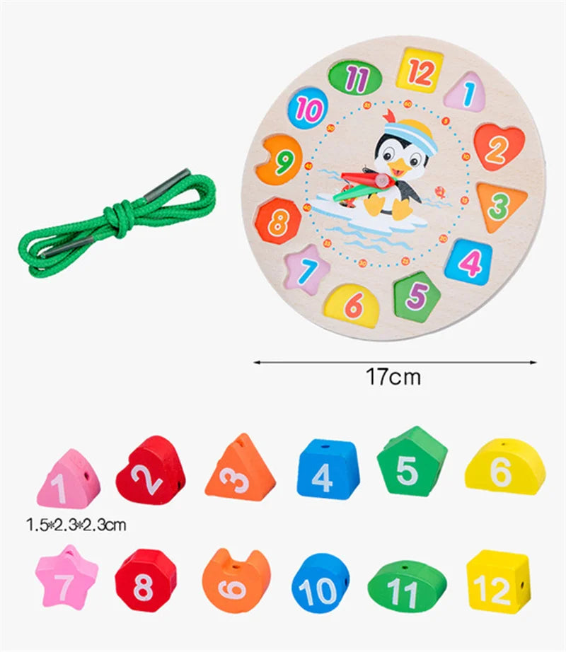 Baby Wooden Puzzles Montessori Toys 1 2 3 Years Toddler Toys Hand Grab Board Alphabet Number Cognition Learning Educational Toys