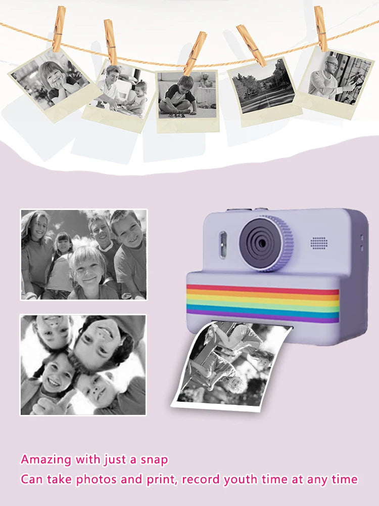 Children's printable camera toy small camera gift for boys and girls