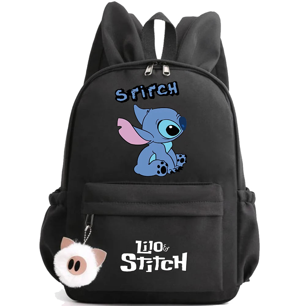 Cute Disney Lilo Stitch Backpack for Girl Boy Student Teenager Children Rucksack Women Casual School Bags Kids Birthday Gift Toy