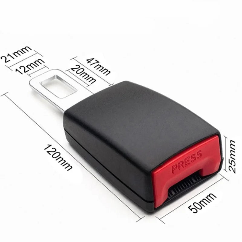 1Pc Car Safety Belt Extender Seat Belt Cover Seat Belt Padding Extension Buckle Plug Buckle Seatbelt Clip Car Accessories