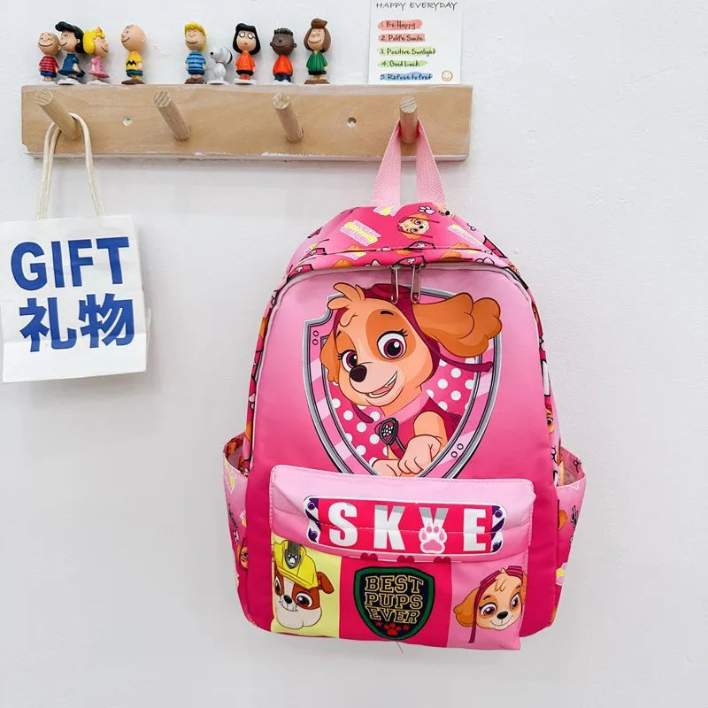 Original PAW Patrol Backpack Schoolbag Skye Chase Anime Figure Boys Girls Puppy Patrol Doll Cute Cartoon for Children Toys Gifts