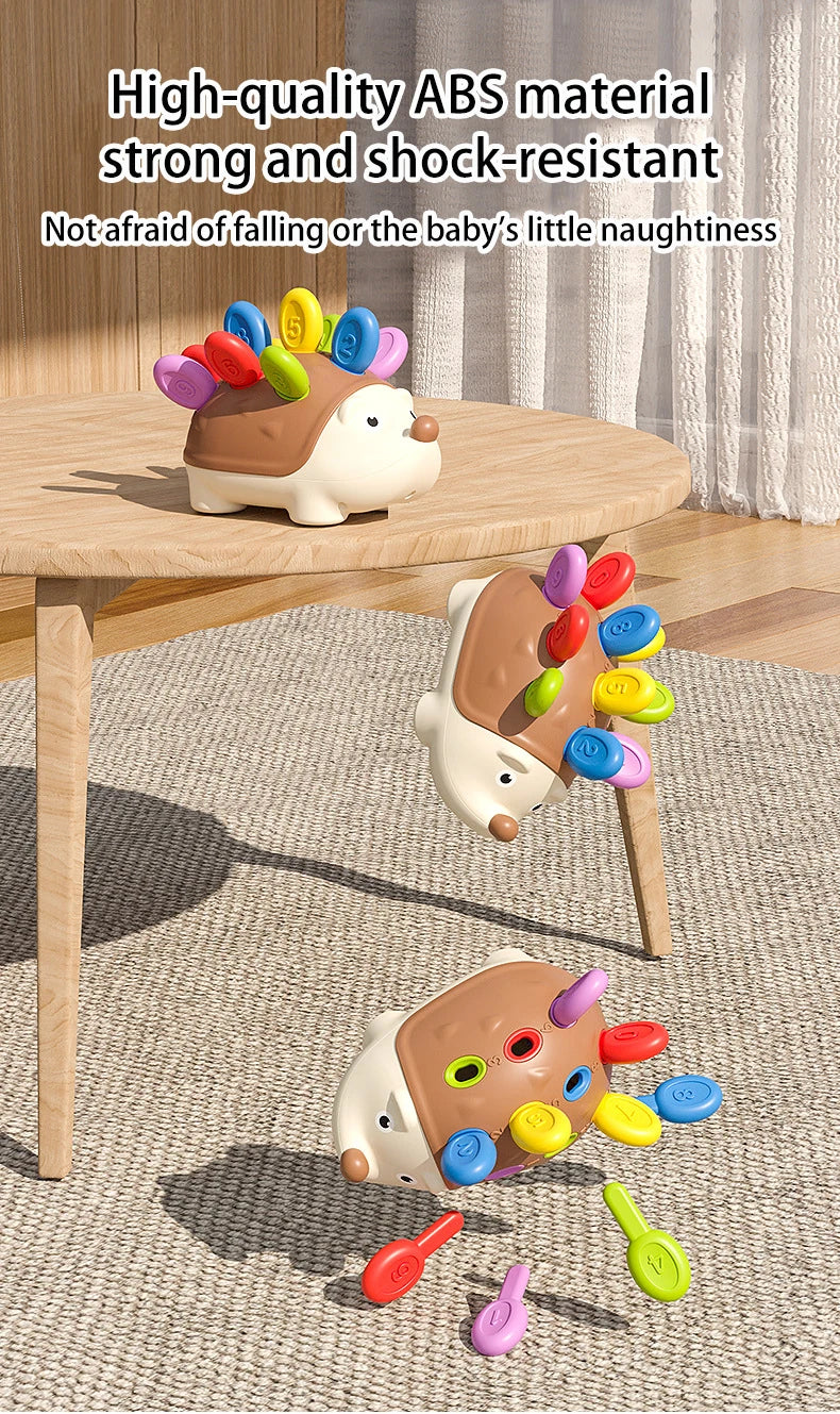 Montessori Hedgehog Toys Baby Concentration Training Education Toys Fine Motor Sensory Educational Toy for Kids Birthday Gifts