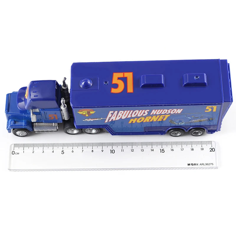 Disney Pixar Cars 3 2 Toy Lightning Mcqueen Mack Truck Mater Miss Fritter Frank Queen car racer Metal Collection children gift