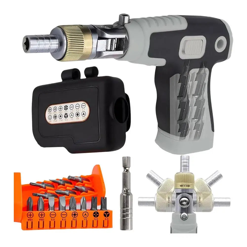 Multi Functional Screwdriver Set With Ratchet And Dual Use Screwdriver Double Headed Mini Screwdriver Extendable And Effortless