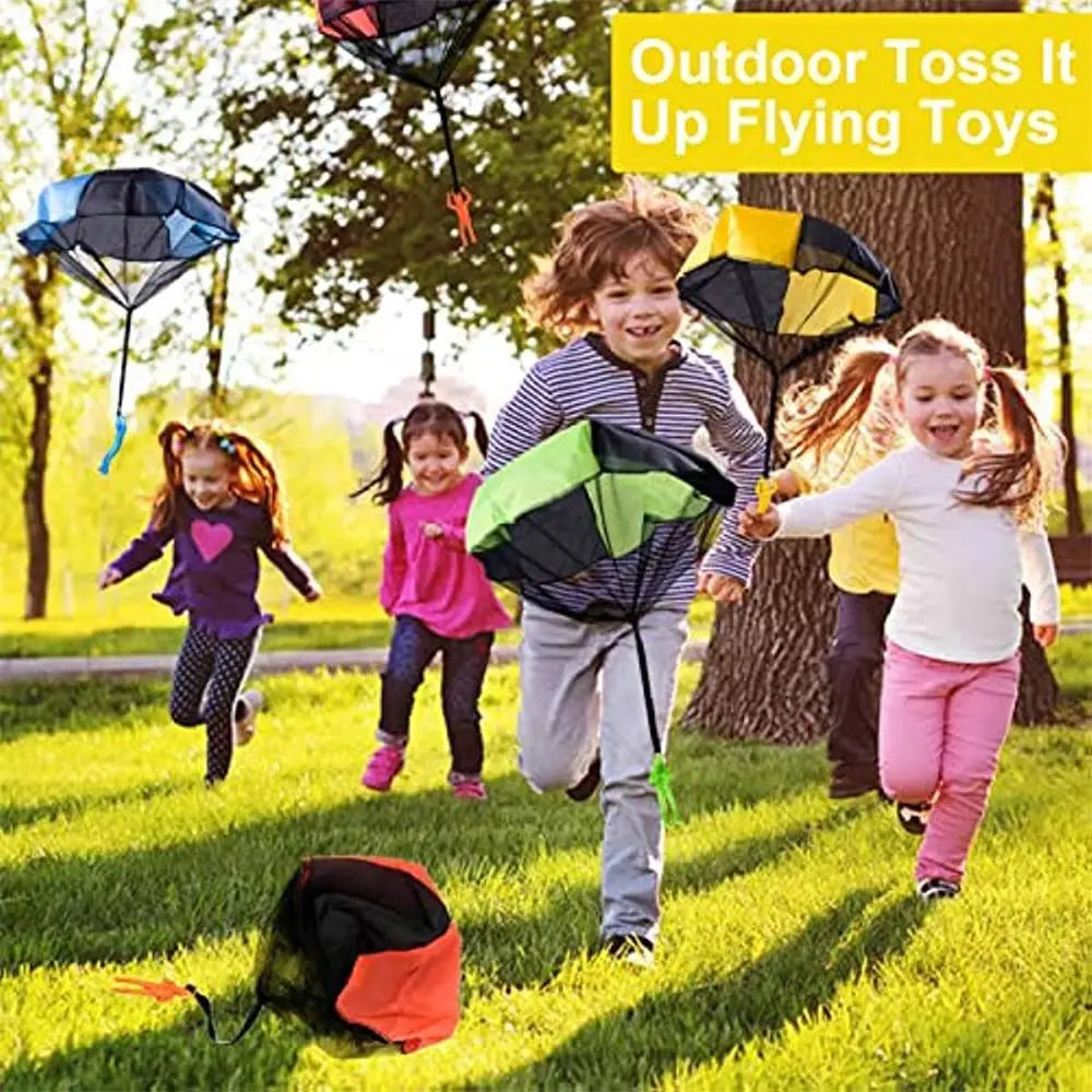 Parachute Toys for Kids Tangle Free Outdoor Flying Parachute Men Outside Toys Easter Basket Stuffers Idea Unique Boy Girl Gift