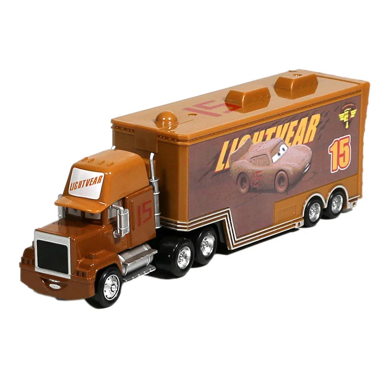 Disney Pixar 2 3 Lighting McQueen Tractor Car Truck Mater Queen 1:55 Metal Die Casting Model Car Children's Toys Christmas Gift