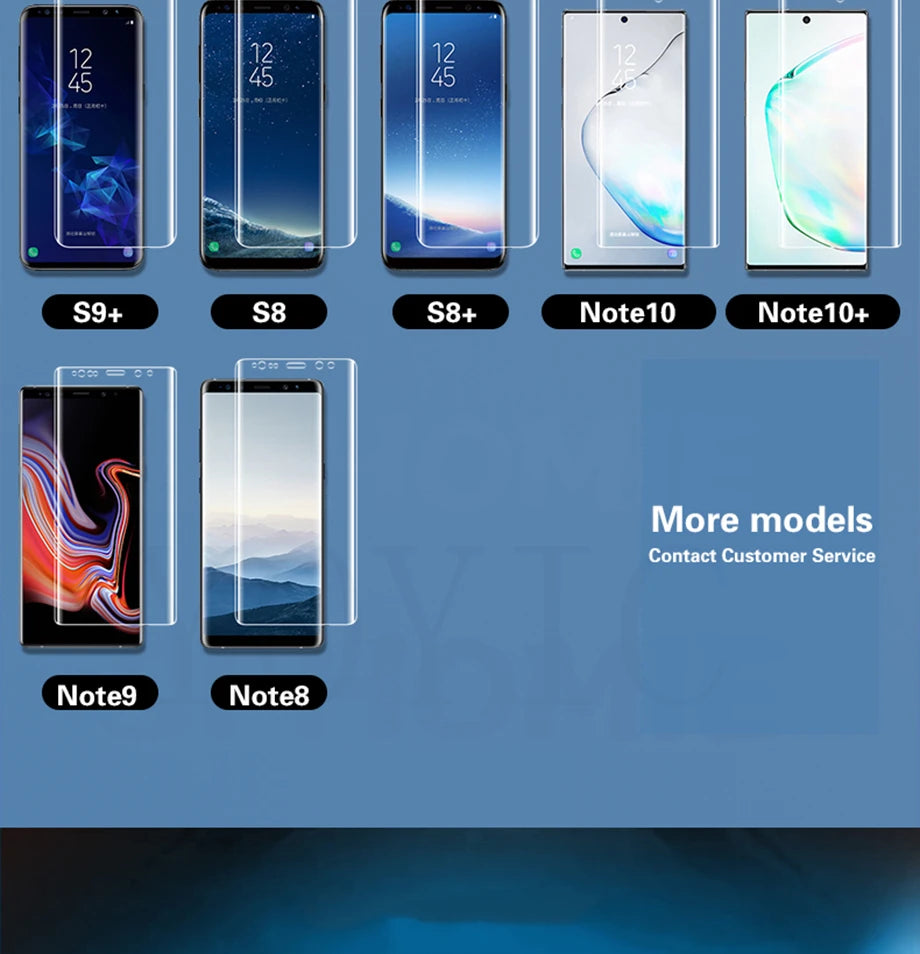 4Pcs Hydrogel Film Screen Protector For Samsung Galaxy S10 S20 S21 S22 Plus S23 Ultra FE Screen Protector For Note 20 8 9 10