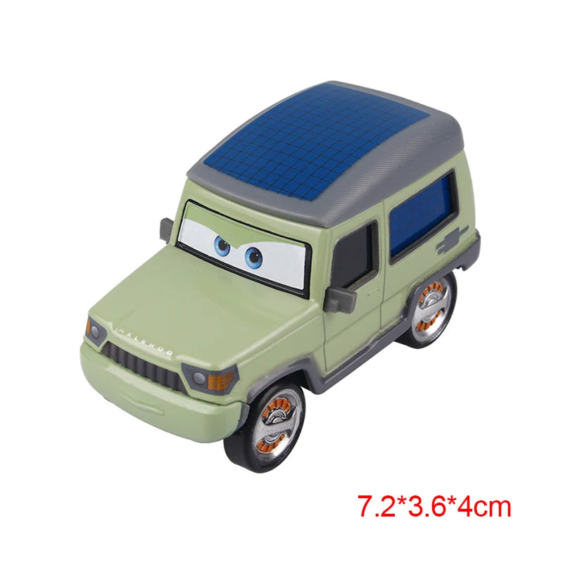 Disney Pixar Cars 3 Toys Lightning Mcqueen Race Div Fritter Miss Frank Collection 1:55 Diecast Metal Alloy Model Car Toy Gifts