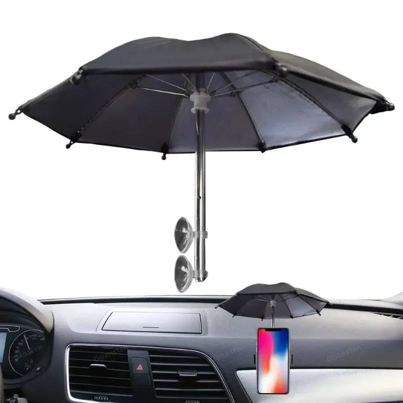 Mobile Phone Parasol Phone Umbrella Sun Anti-Glare Sun Shade Cover Car Visor Sunshade Sucker Holder For iPhone Samsung Live