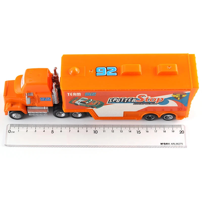 Disney Pixar 2 3 Lighting McQueen Tractor Car Truck Mater Queen 1:55 Metal Die Casting Model Car Children's Toys Christmas Gift