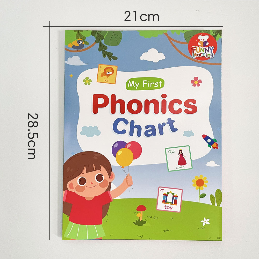 Kids English Words Learning Chart / Phonics Vocabulary Building Worksheet Pre-Kindergarten Teacher Teaching Aids Montessori