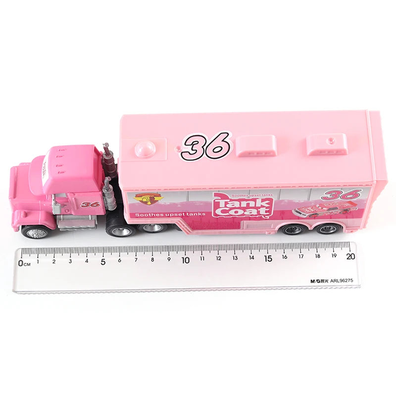 Disney Pixar 2 3 Lighting McQueen Tractor Car Truck Mater Queen 1:55 Metal Die Casting Model Car Children's Toys Christmas Gift