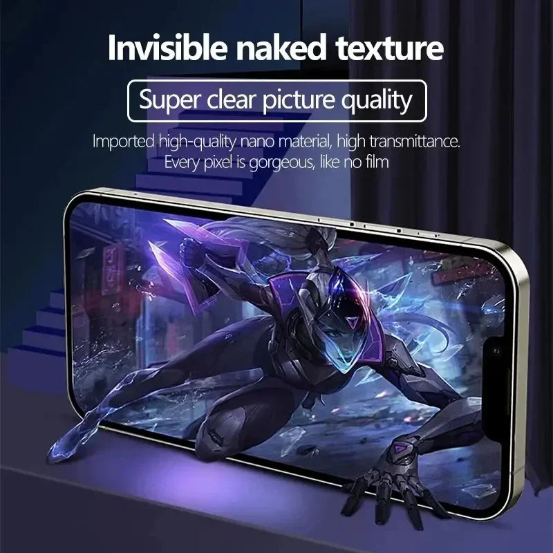 5Pcs Full Cover Hydrogel Film For iPhone 13 12 11 14 15 Pro Max Screen Protector For iPhone 16 PRO XR XS MAX 7 8 Plus Not Glass