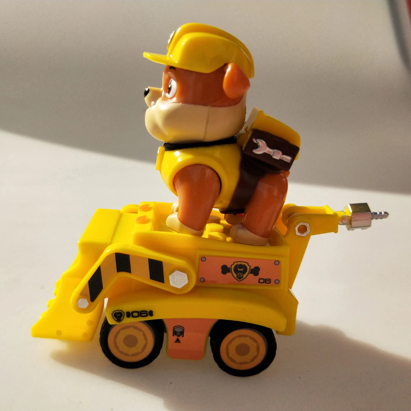 Genuine Paw Patrol Vehicle Chase Skye Marshall Pull Back Cars Playset Building Blocks Ryder Figure Children Toys Birthday Gifts