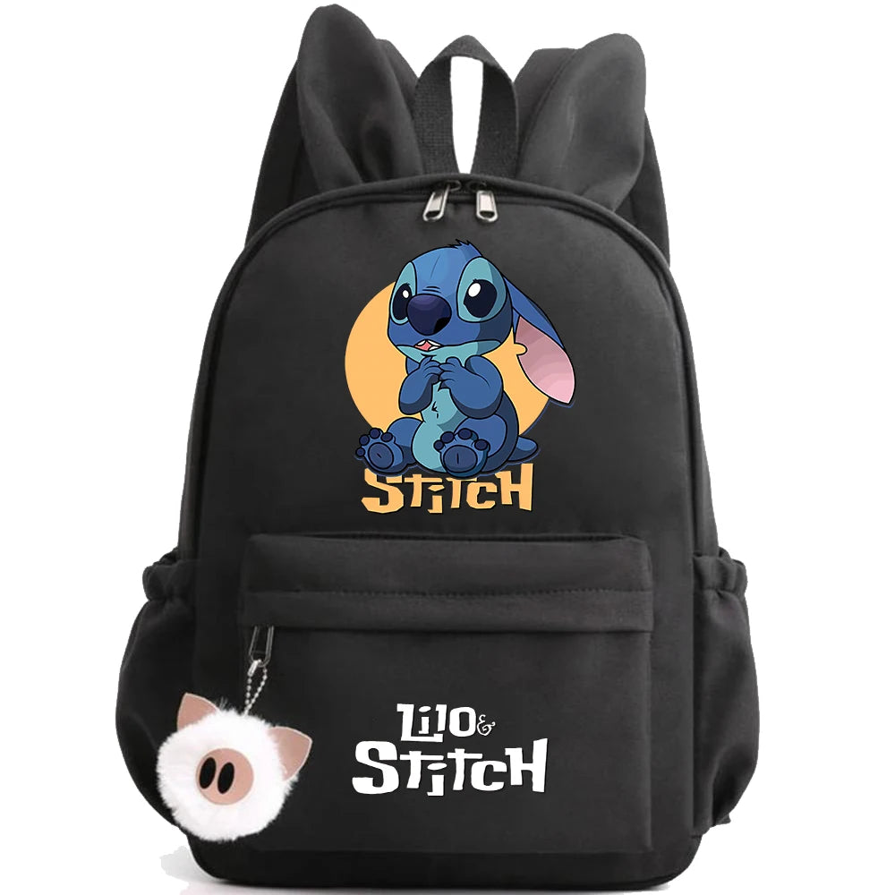 Cute Disney Lilo Stitch Backpack for Girl Boy Student Teenager Children Rucksack Women Casual School Bags Kids Birthday Gift Toy
