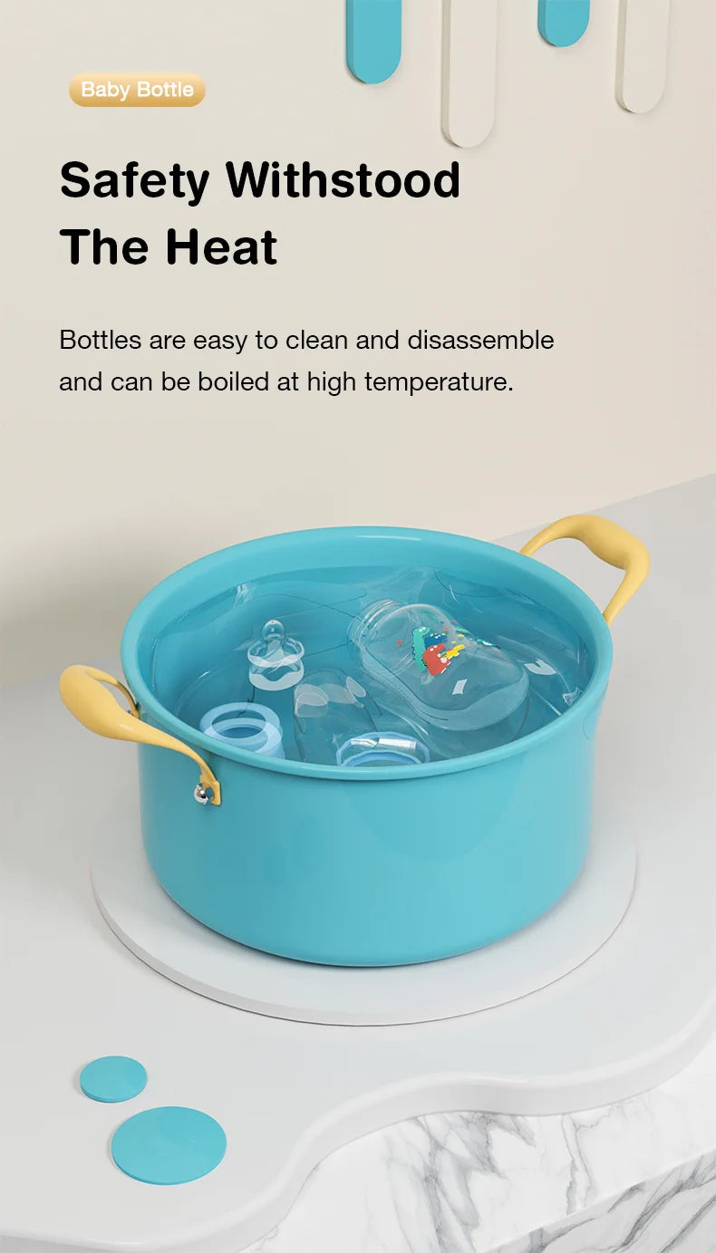 150/240ML Baby PP Bottle with Gravity Ball Newborn Baby Bottle with Handle Milk Bottle Baby Bottles Newborn Feeding Supplies