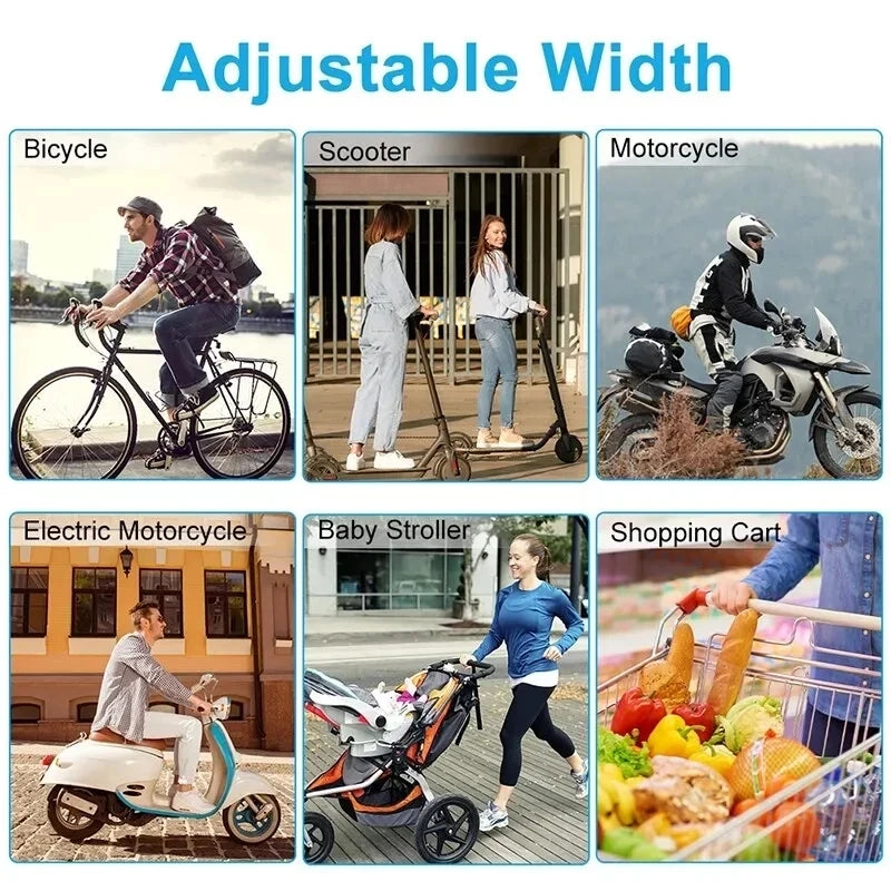 Motorcycles Bicycles Phone Holder 360 Rotation Mobile Phone Navigation Bracket Bike Riding Shockproof For iPhone Xiaomi Samsung