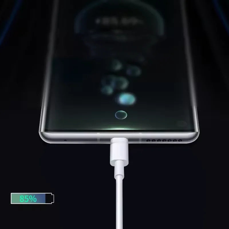 USB Type C Fast Charging Cable for Huawei Mate 40 50 Mobile Phone USB-C Wire Phone Data Cord for Xiaomi Samsung Oneplus POCO