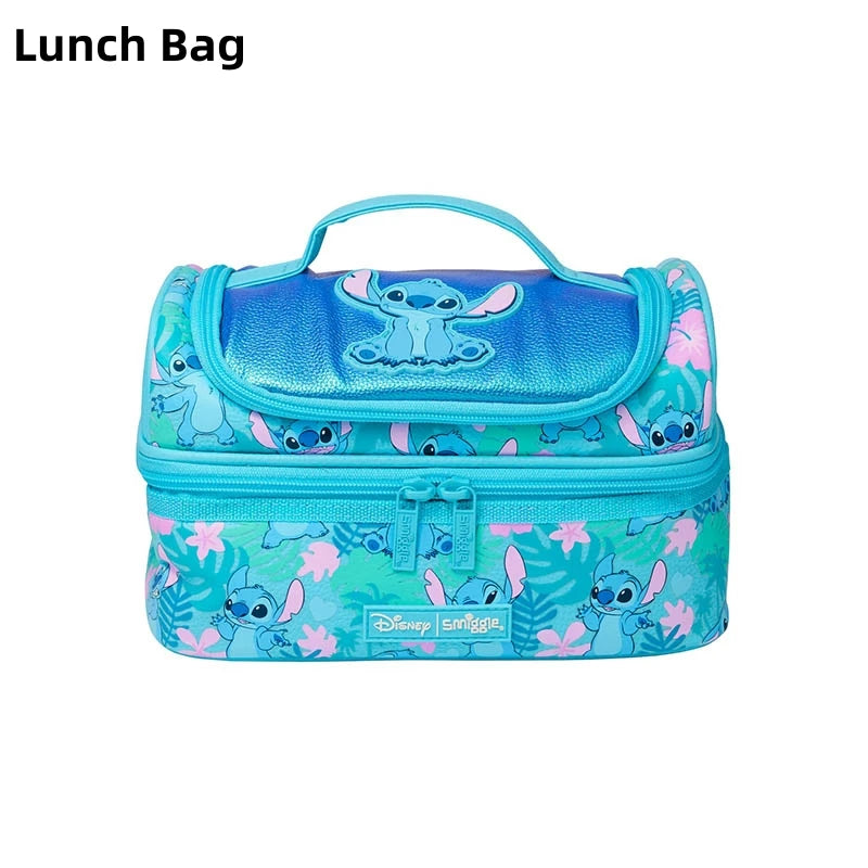 New Australia Smiggle School bags Disney Stitch Backpack Lunch Bag Water Bottle Student Gift Need To Purchase Individually