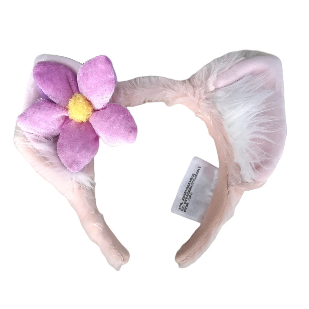 2025 Disney Mickey Mouse Ear Headband Amusement Park Hair Hoop Fish scale sequin mesh Party Headwear Girl Toy Birthday