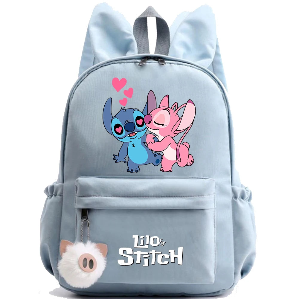 Cute Disney Lilo Stitch Backpack for Girl Boy Student Teenager Children Rucksack Women Casual School Bags Kids Birthday Gift Toy