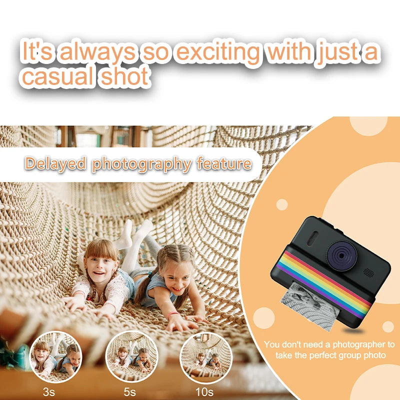 Children's printable camera toy small camera gift for boys and girls