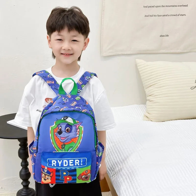 Original PAW Patrol Backpack Schoolbag Skye Chase Anime Figure Boys Girls Puppy Patrol Doll Cute Cartoon for Children Toys Gifts