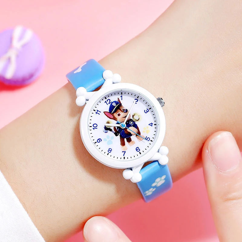 Paw Patrol Watch Cartoon Anime Figure Character Watch Children's Digital Chase Skye Marshall Kids Waterproof Watch Birthday Gift