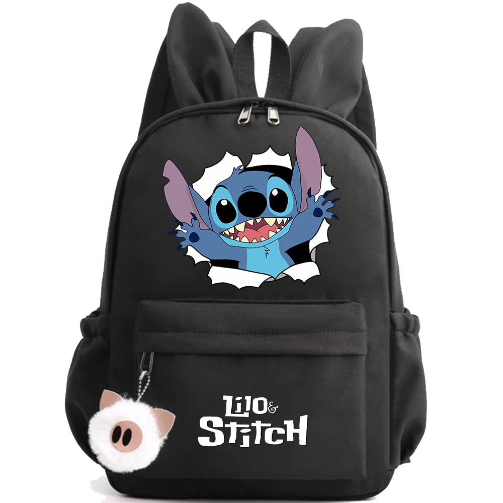 Cute Disney Lilo Stitch Backpack for Girl Boy Student Teenager Children Rucksack Women Casual School Bags Kids Birthday Gift Toy