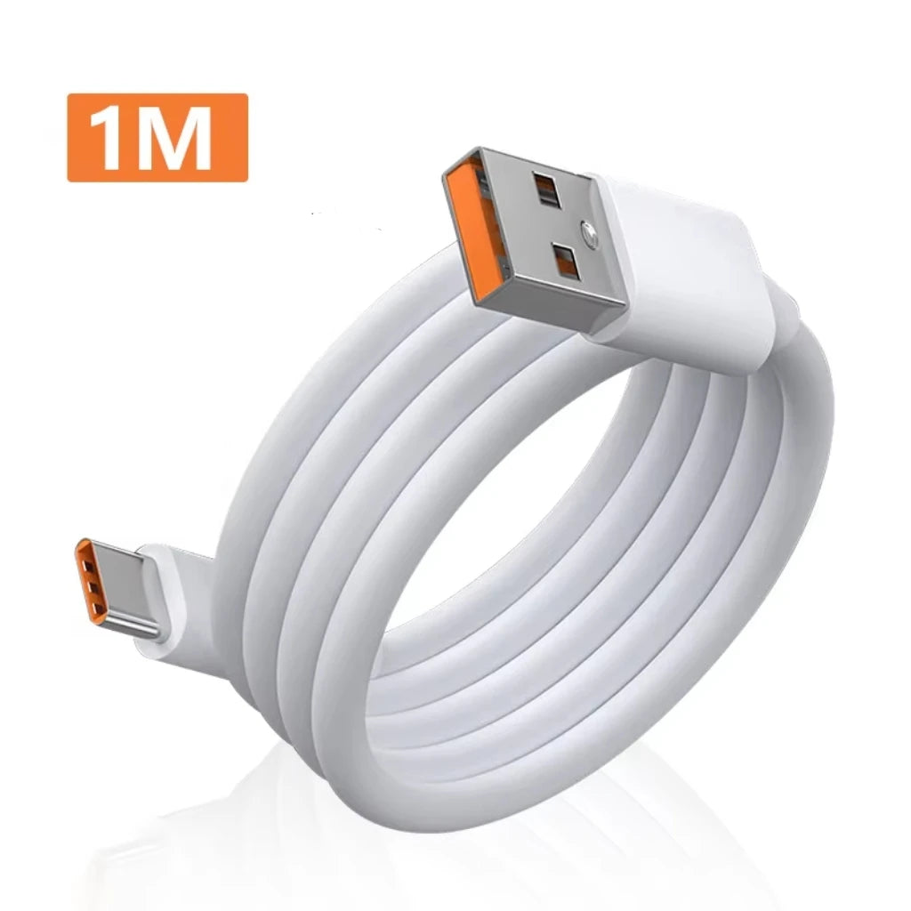 USB Type C Fast Charging Cable for Huawei Mate 40 50 Mobile Phone USB-C Wire Phone Data Cord for Xiaomi Samsung Oneplus POCO