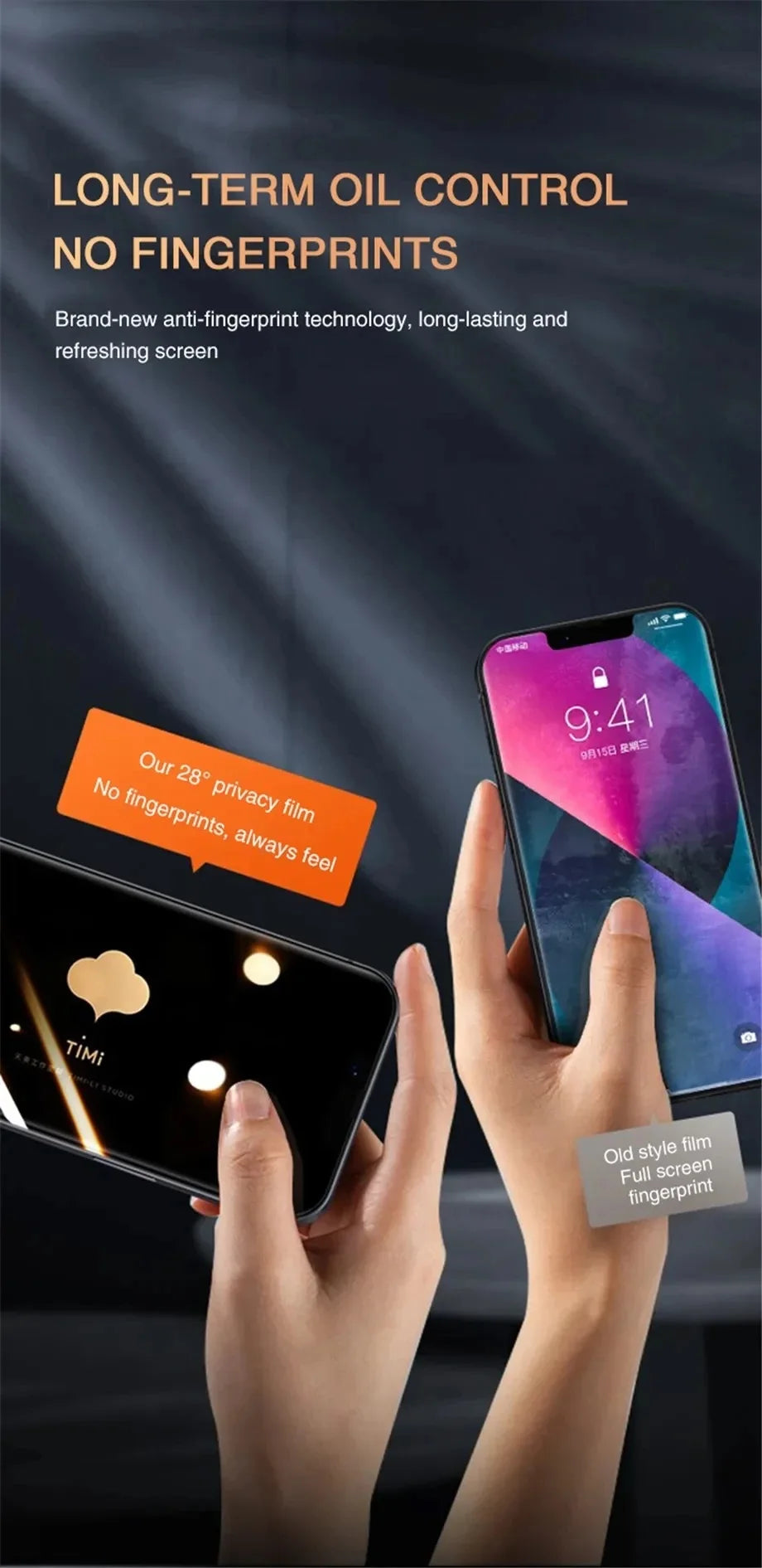 1-4Pcs Anti-spy Tempered For IPhone 15 14 13 12 11Pro Full Cover Privacy Screen Protector For IPhone X XS Max XR Glass