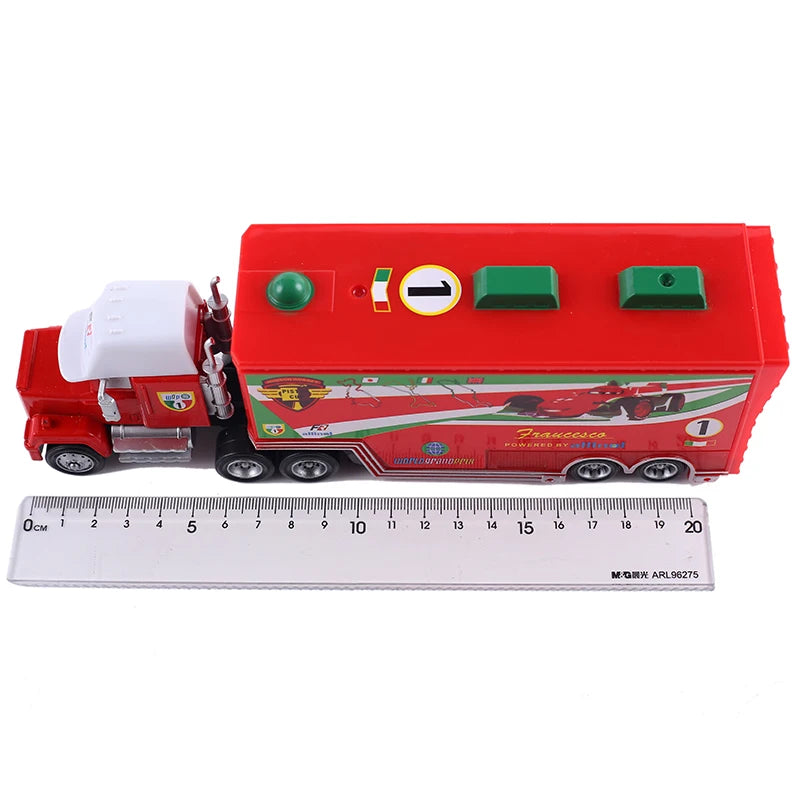 Disney Pixar Cars 3 2 Toy Lightning Mcqueen Mack Truck Mater Miss Fritter Frank Queen car racer Metal Collection children gift