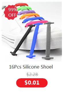 1Pair No Tie Shoe laces Press Lock Shoelaces without ties Elastic Laces Sneaker Kids Adult 8MM Widened Flat Shoelace for Shoes