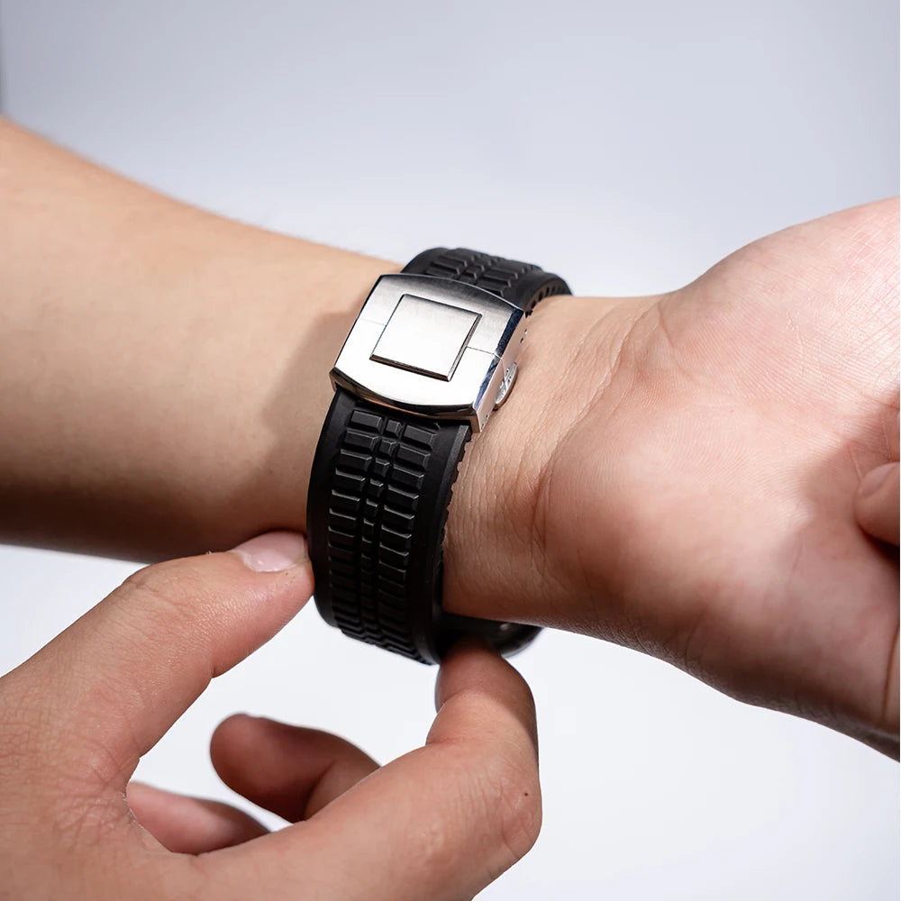 Sport Silicone Band For Apple Watch Ultra 2 Series 10 9 8 7 6 SE 5 4 Luxury Strap For iWatch 44mm 45mm 46mm 49mm Bracelet Correa