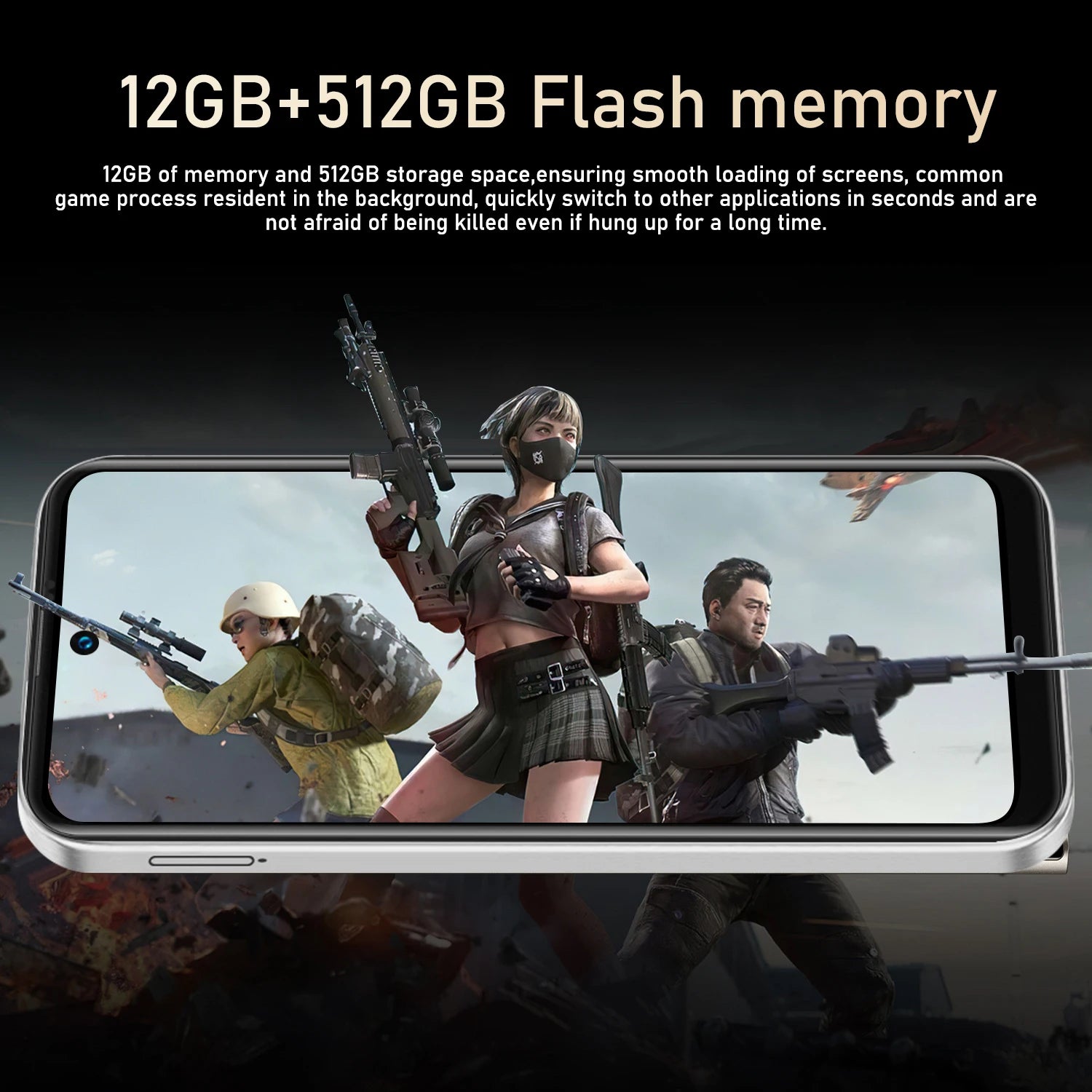 Global Vision I16 Pro Smartphone 5G Android 5300mAH 12GB RAM 512G ROM 6.56Inch 1080x2640HD 24+48MP MTK10 4G Network Mobile Phone