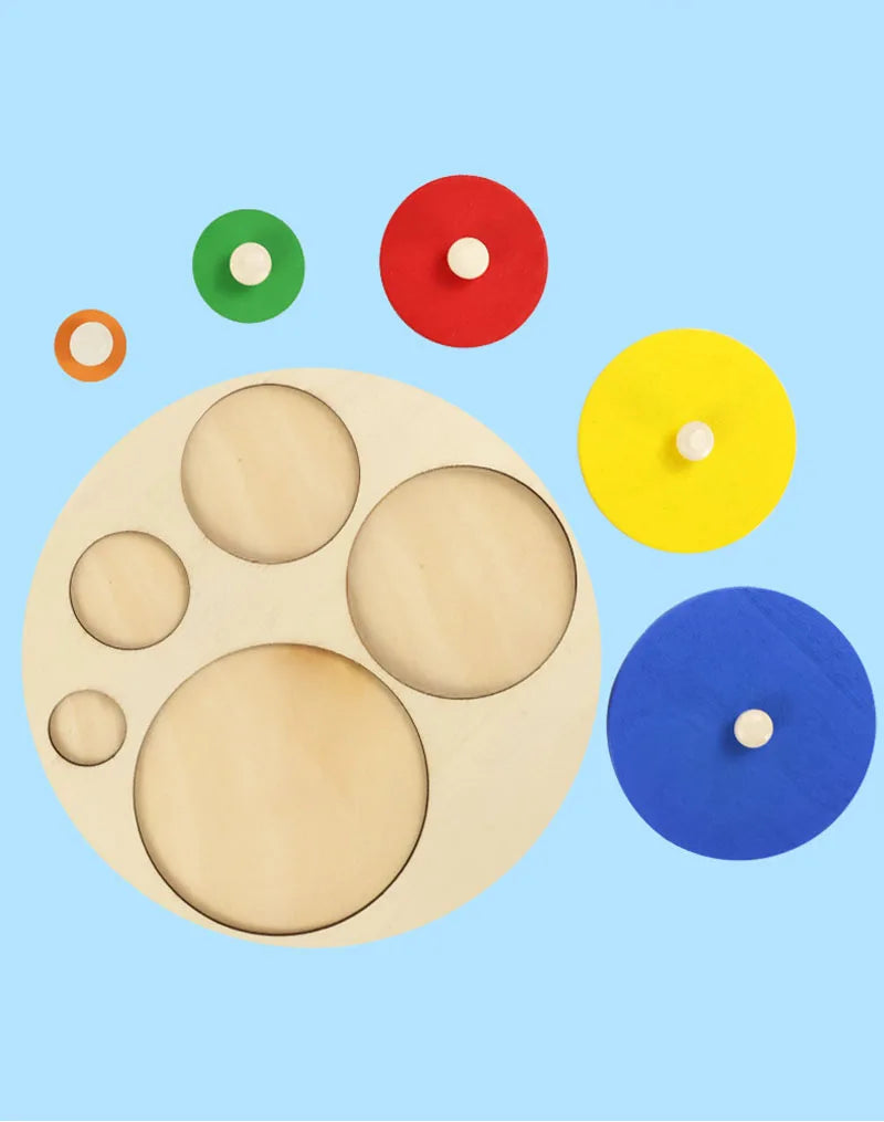 Children Wooden Puzzle Montessori Toys for Baby 1 2 3 Years Old Kids Alphabet Number Shape Matching Early Educational Games Toys