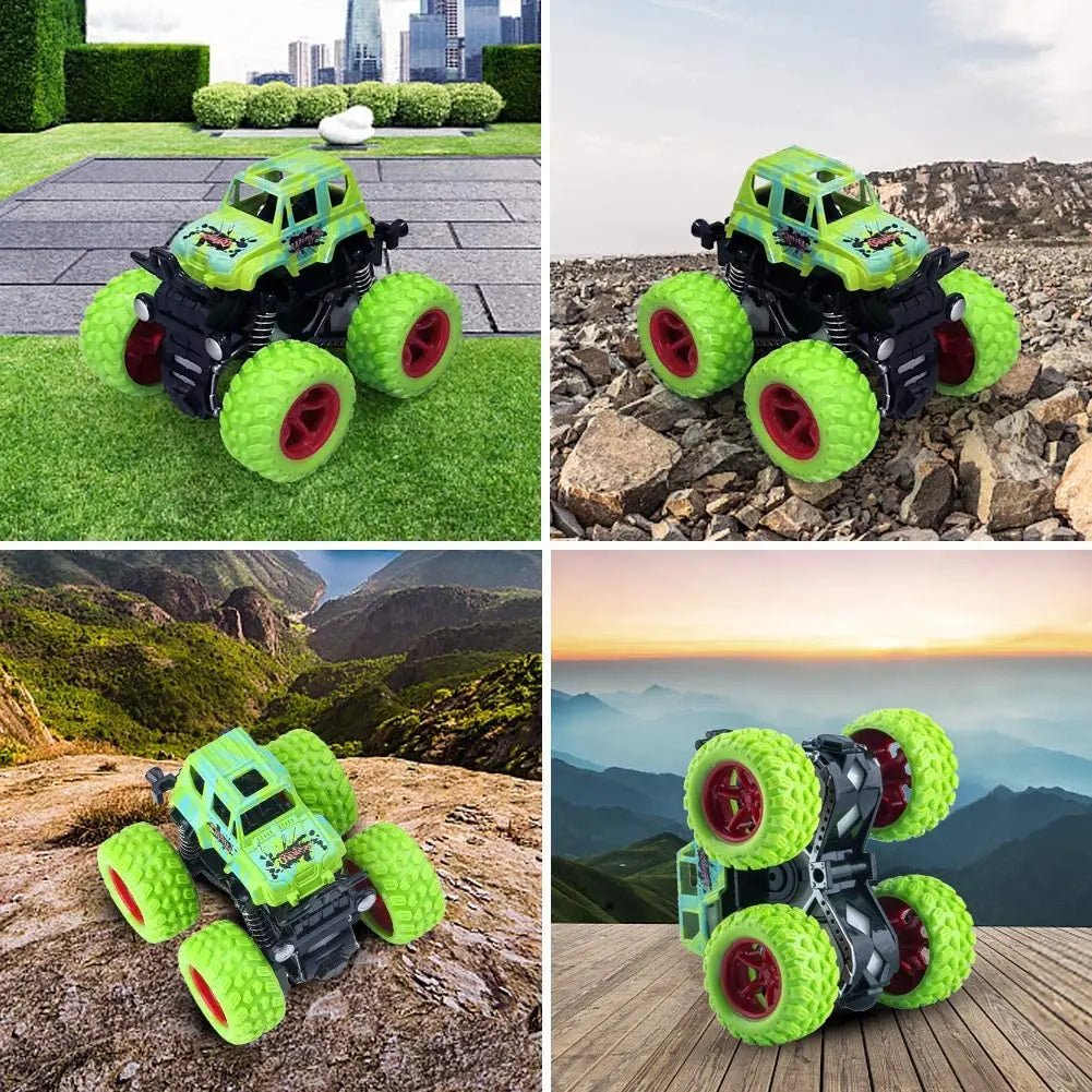 Hot Toys Car Monster Truck Four-wheel Drive Vehicle Stunt Dump Car Inertia Car Toy Dinosaur Pull Back Children Toy Boy Girl Gift
