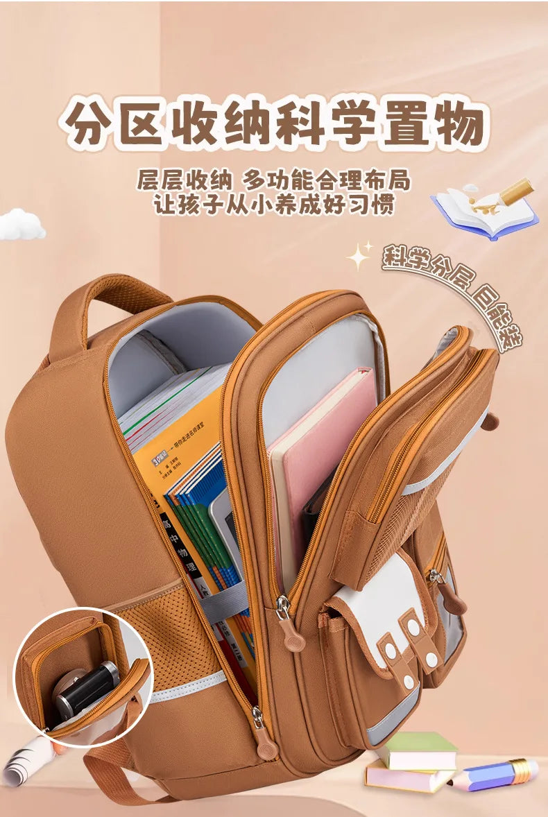Capybara Children School Bags For Boys Girls Kids backpack Primary Orthopedic School Backpack Waterproof Schoolbag Book Bag