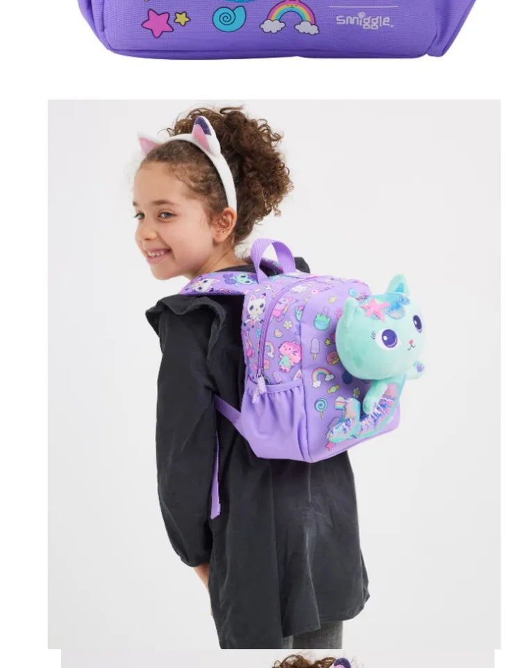 Genuine Australia Smiggle Gabby's Dollhouse Cartoon Series Children School Bag Anime Backpack Student Gift Separate Purchases